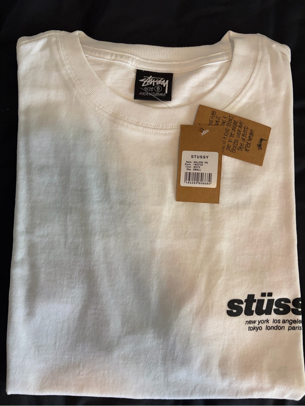 Stussy White Logo T-Shirt